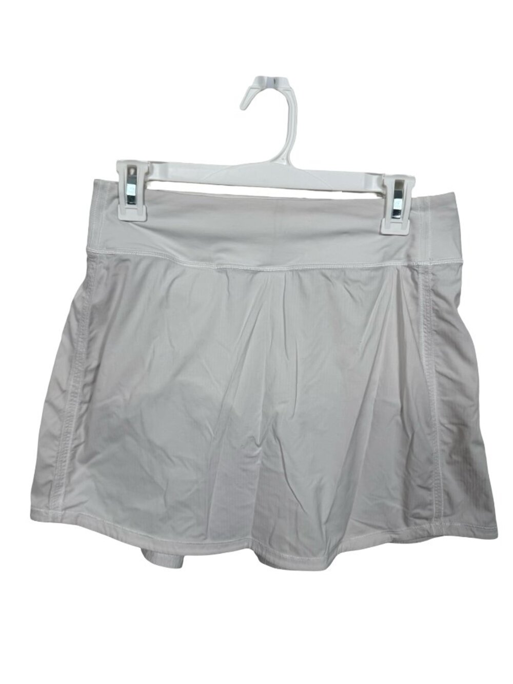 Like New Lululemon Tennis Skirt Womens 6 Off White Mini Pocket Pickleball